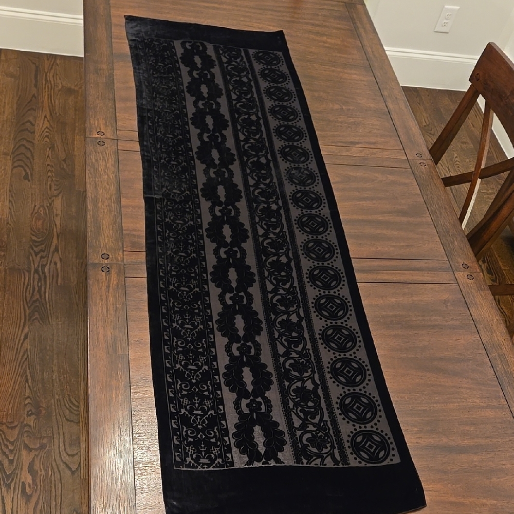 Black Velvet Evening Wrap